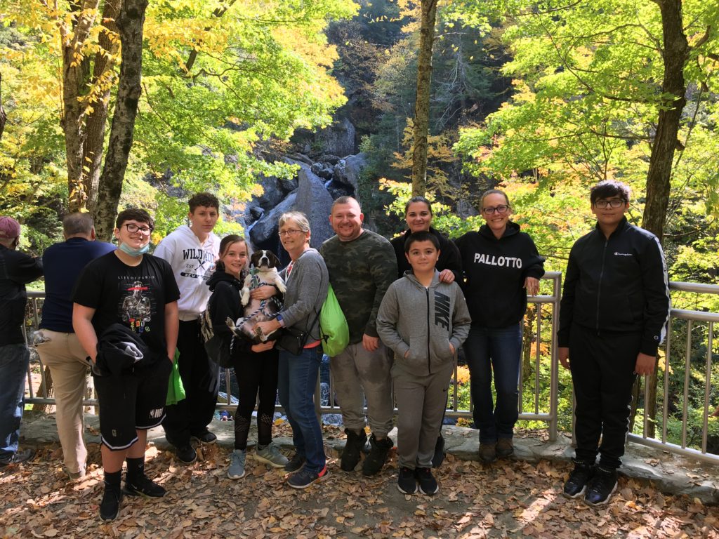 Some of our youth got together for a  at bash bish falls! Great Fellowship!
